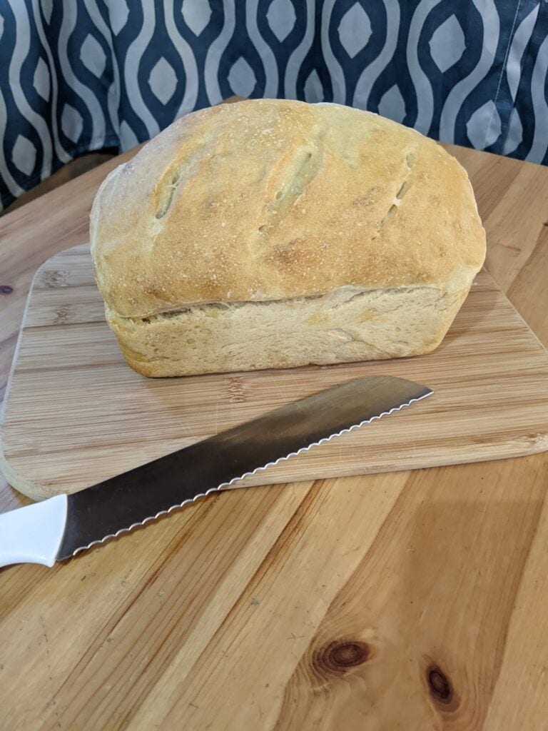 Dirt Simple Sourdough Bread