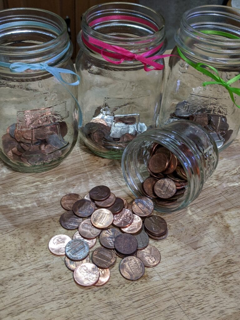 Using pennies to promote good habits