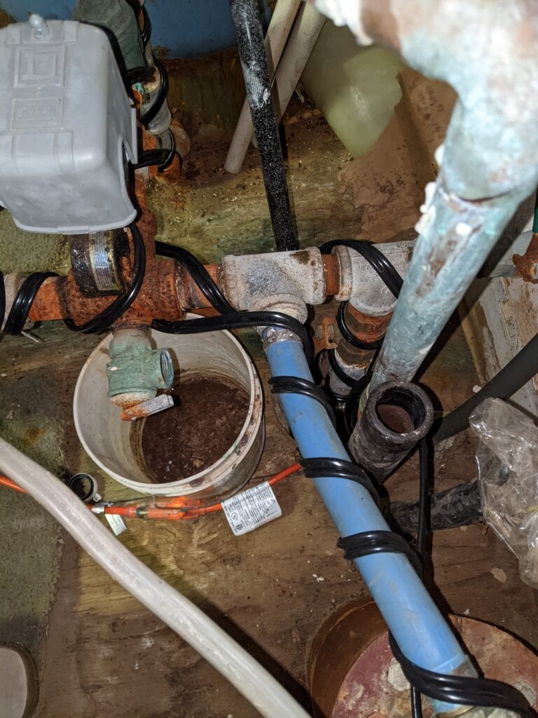 Adding heat tape to the well house lines