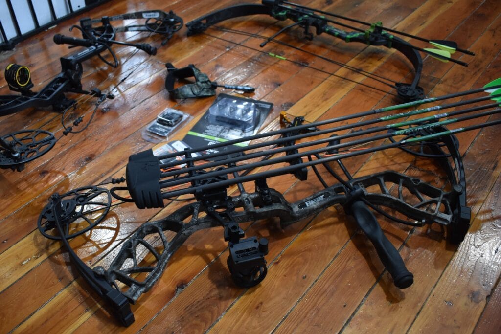 Gather traditional hunting equipment