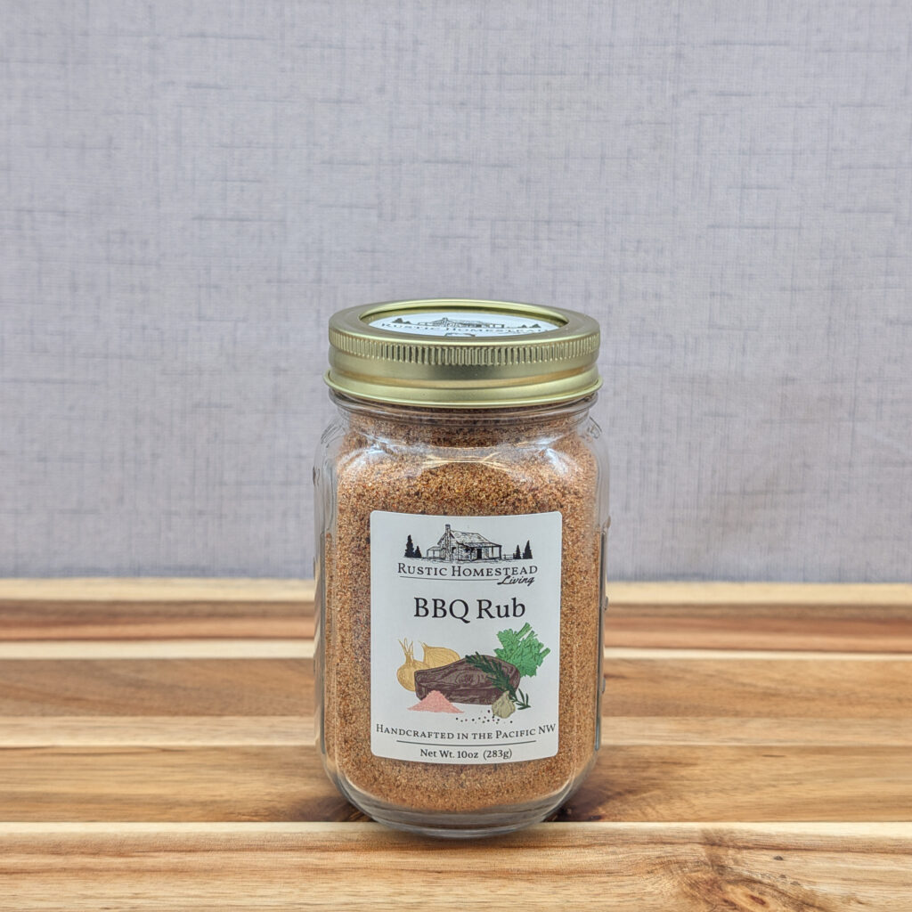 BBQ Seasoning Mix in pint jar