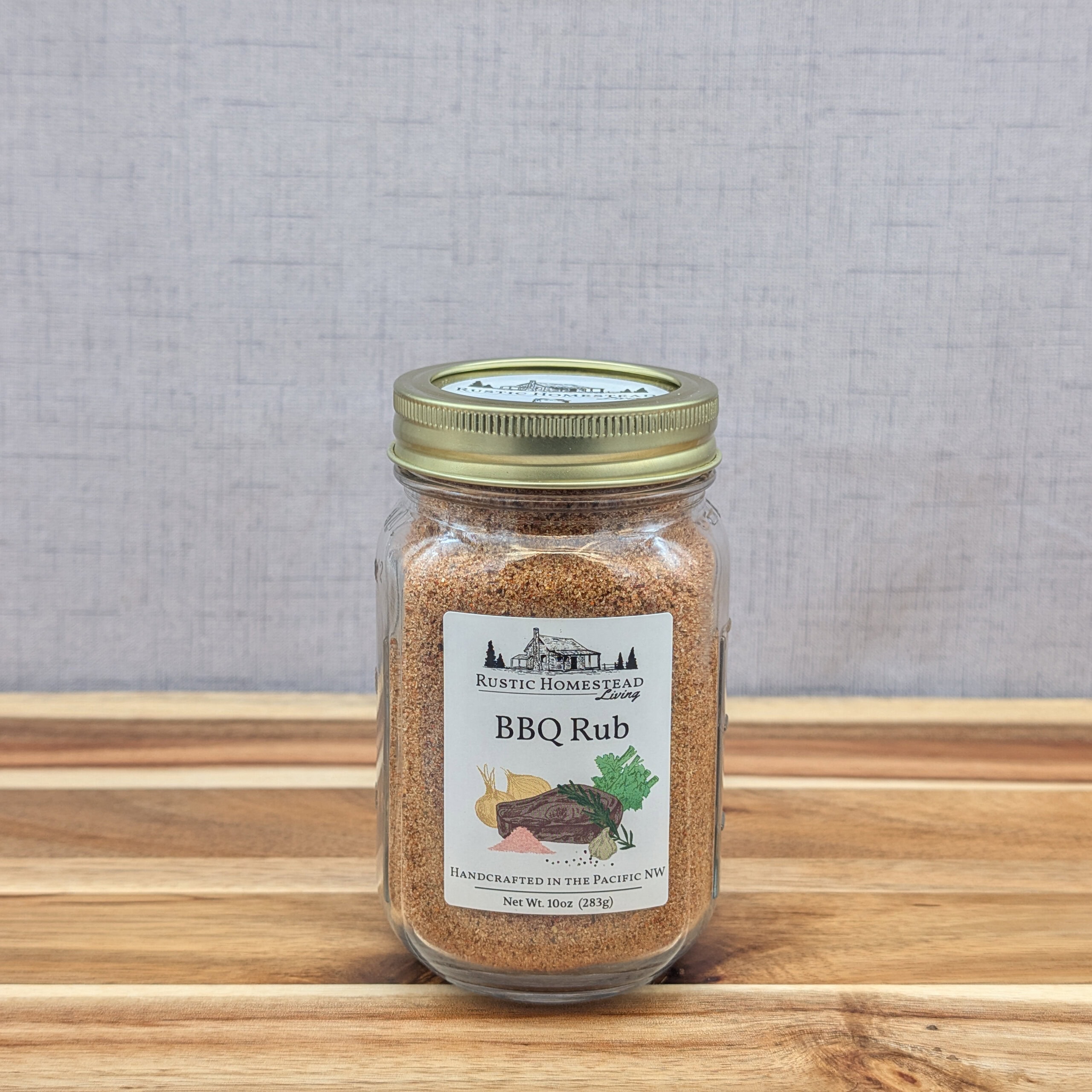 BBQ Seasoning Mix in pint jar