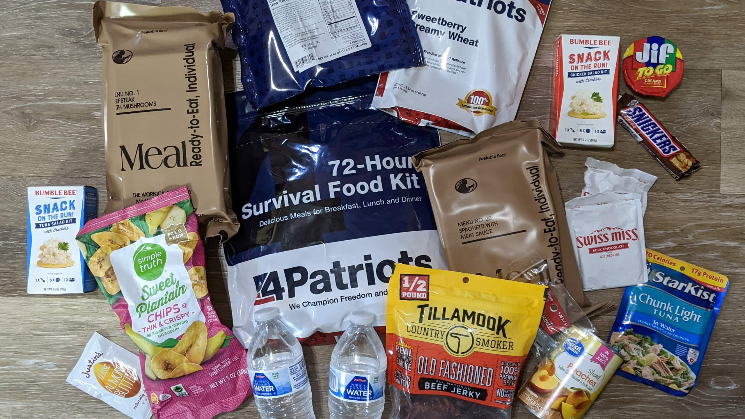 Food for your 72 hour kit