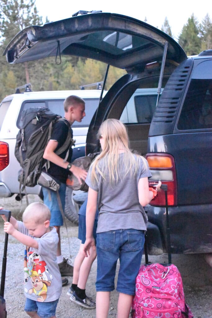 Load your vehicle when you are in Set - Don't wait