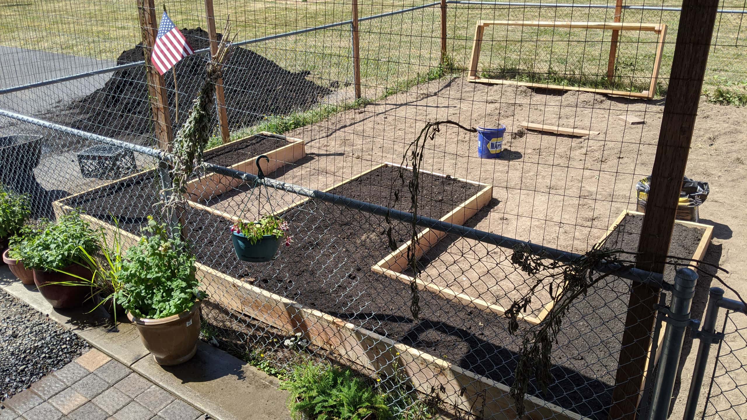 June 14 - Growing a garden takes work