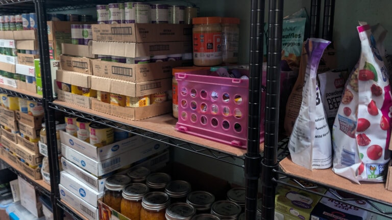 From-Scratch Pantry Staples On Shelves