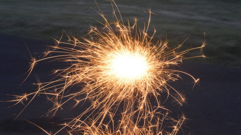 Close up still photo of fireworks sparkler